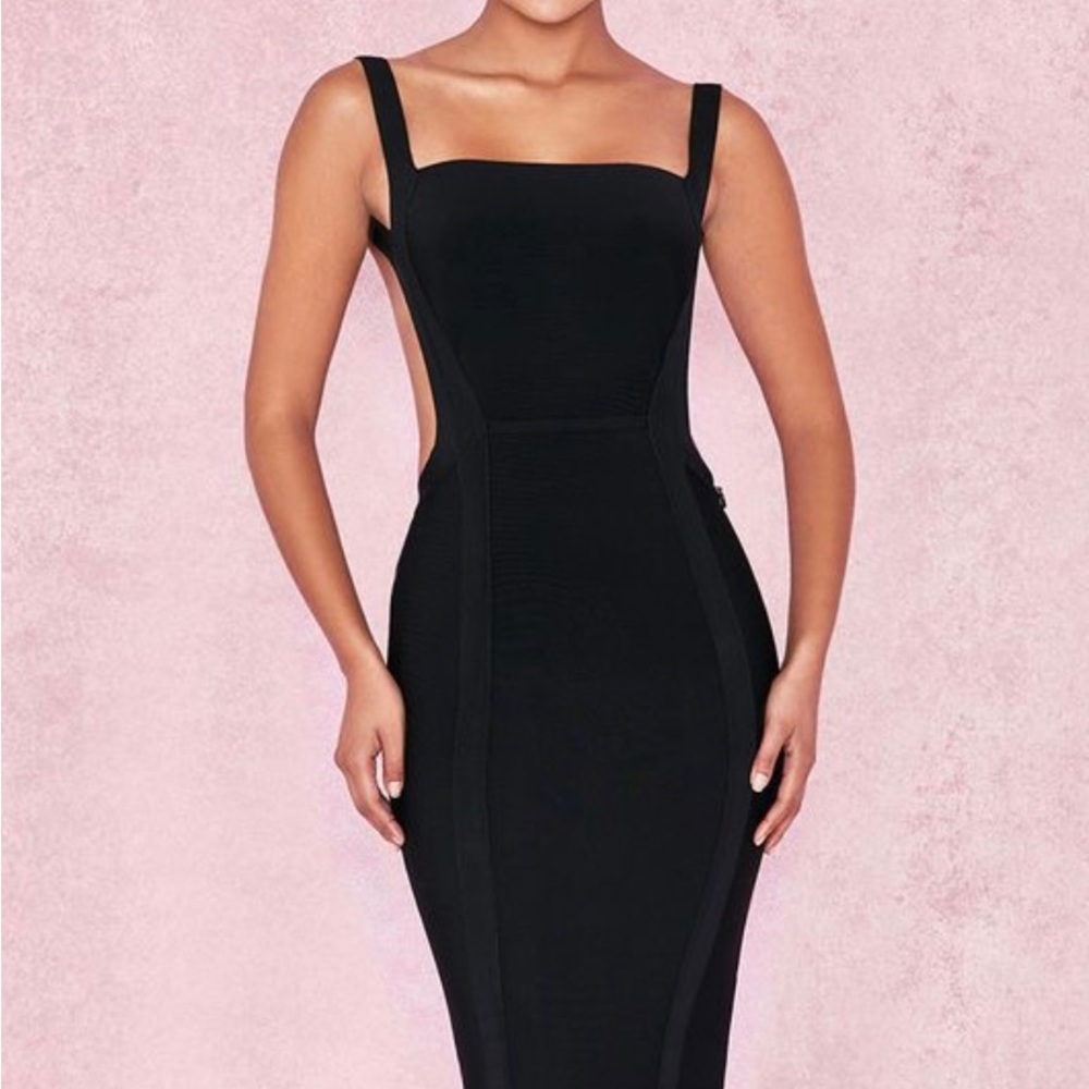 House of CB bandage floor length dress